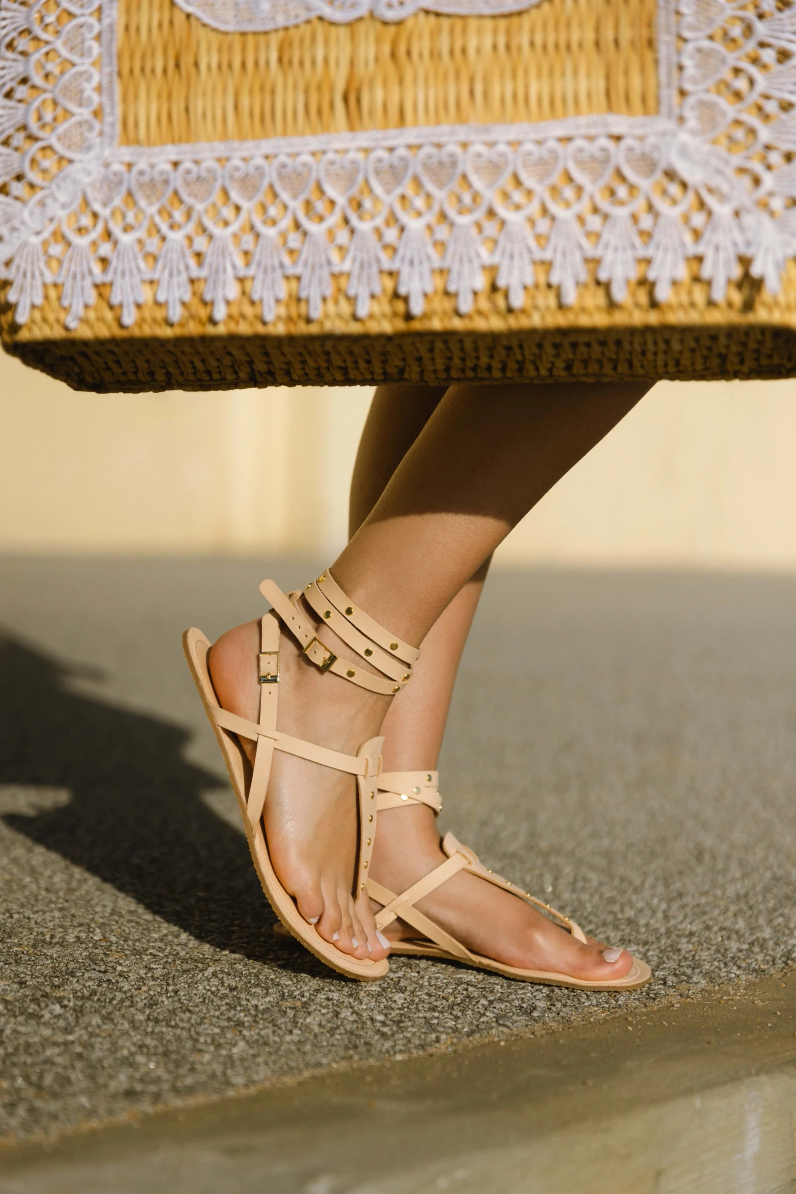Босоногие сандалии Shapen CALIOPE — натуральный — фото 1 из 11