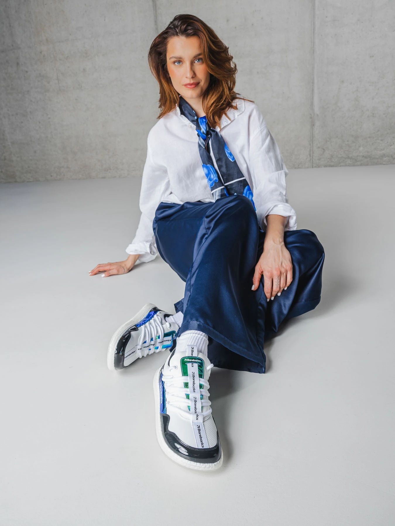 Босоногие кроссовки Barebarics Futura - перелив белый, фото 12
