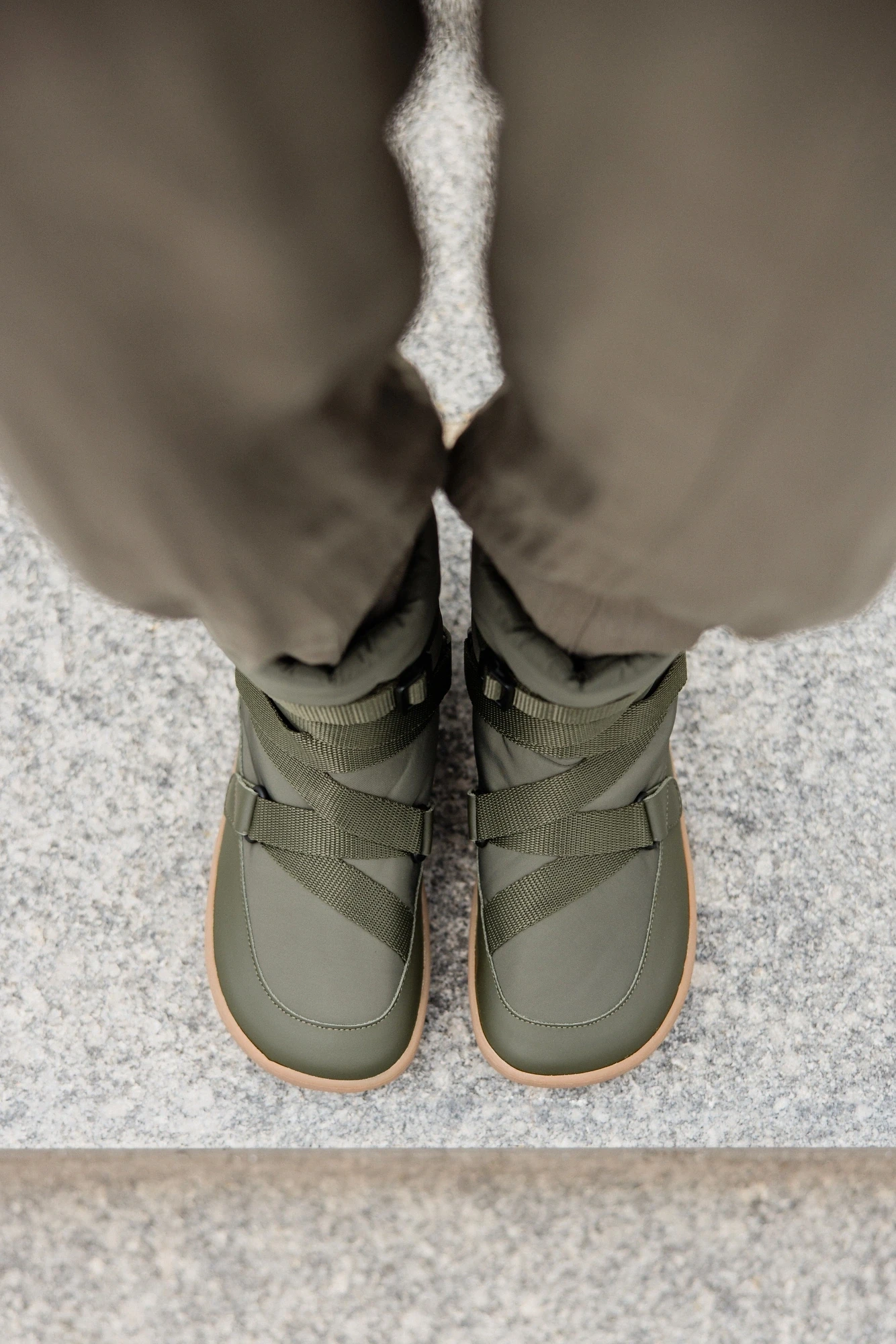 Босоногие ботинки Shapen FROSTY 2.0 — оливковый, фото 9