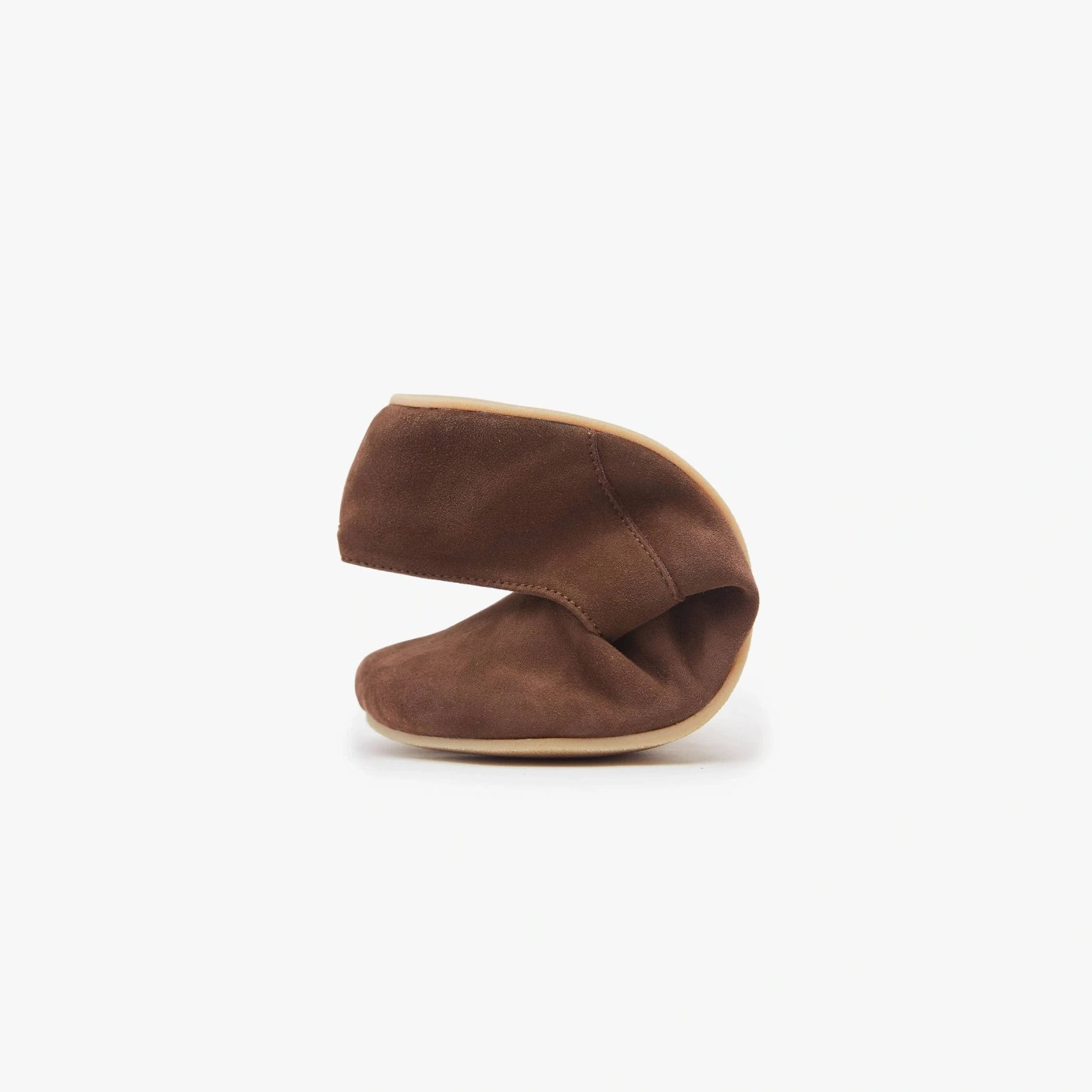 Босоногие туфли Origo Derby — шоколадная замша, фото 4