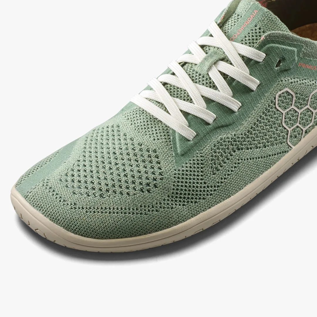 Кроссовки Vivobarefoot Primus Lite Knit Natural — мужская модель, приглушённый зелёный, фото 7